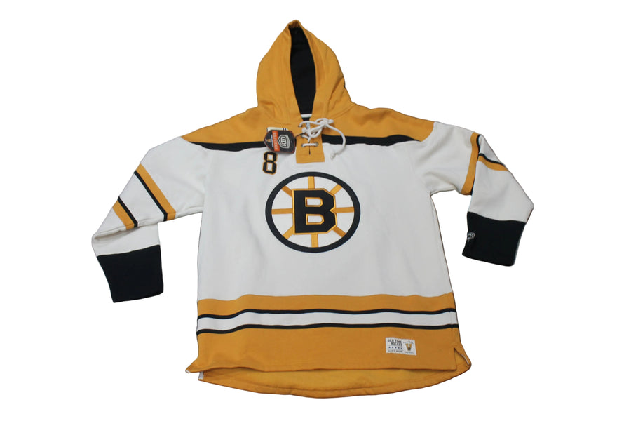 NHL Boston Bruins Cam Neeley Men's Old Time Hockey Alumni Lacer Hoodie - XLarge