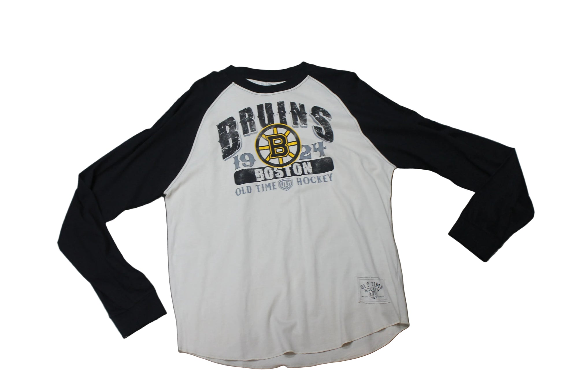 NHL Boston Bruins Men's Old Time Hockey Long Sleeve Tee