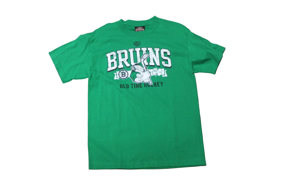 NHL Boston Bruins Men's Old Time Hockey St. Patty's Tee - Medium