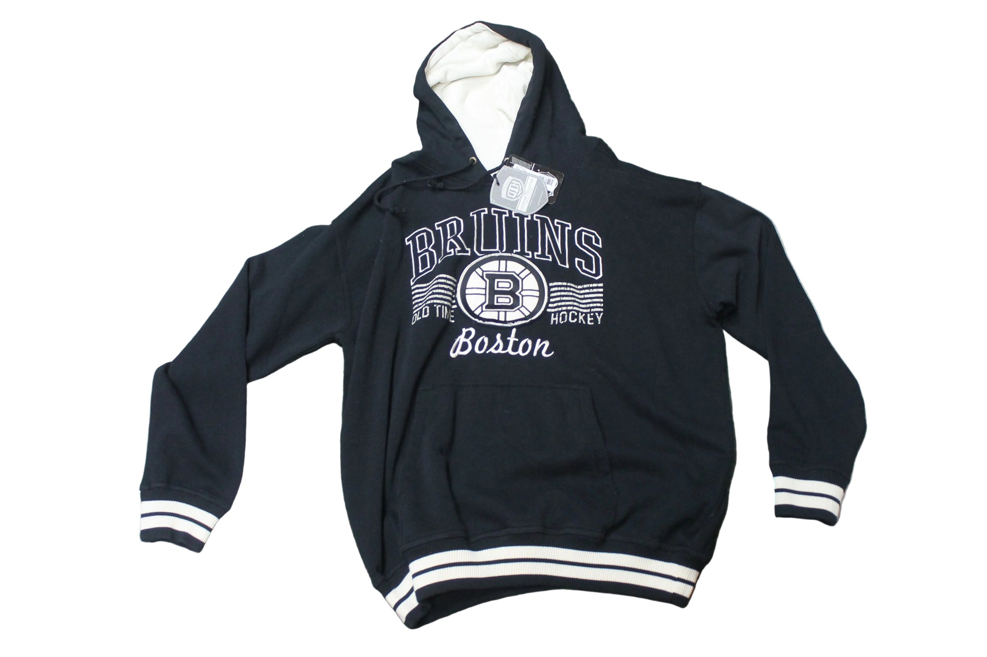 NHL Boston Bruins Men's Deshler Old Time Hockey Hoodie