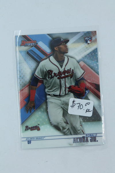Ronald Acuna Jr. 2018 Bowman's Best Rookie Card