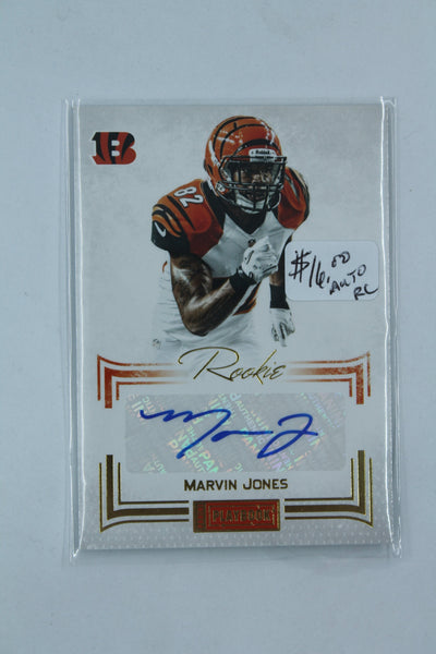 Marvin Jones 2012 Panini Playbook Gold Rookie Signatures - Rookie Card #30/49