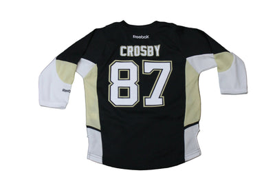 NHL Sidney Crosby #87 Kid's Reebok Replica Home Jersey - Pittsburgh Penguins - Size 4-7