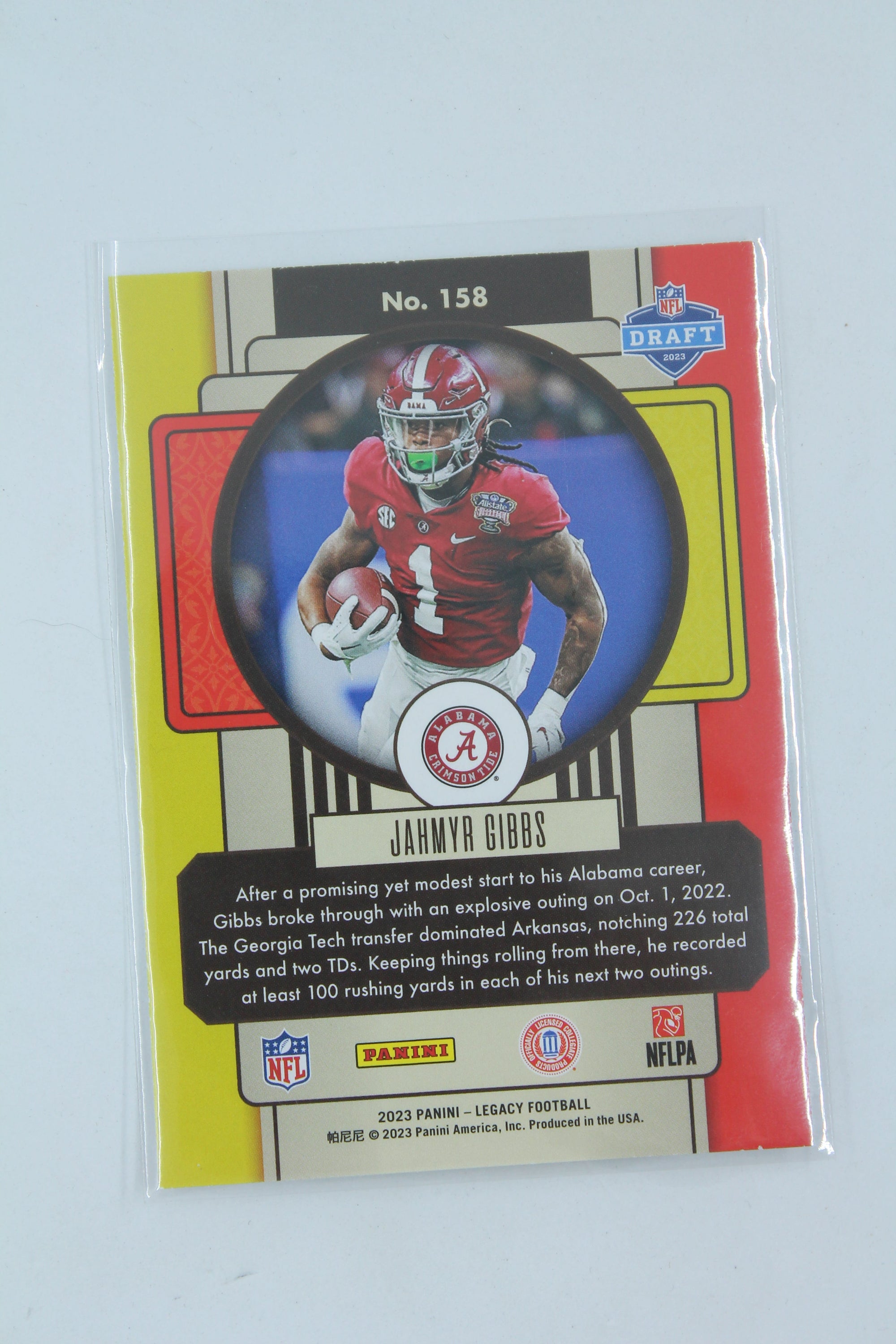 Jahmyr Gibbs 2023 Panini Legacy - Rookies - Rookie Card