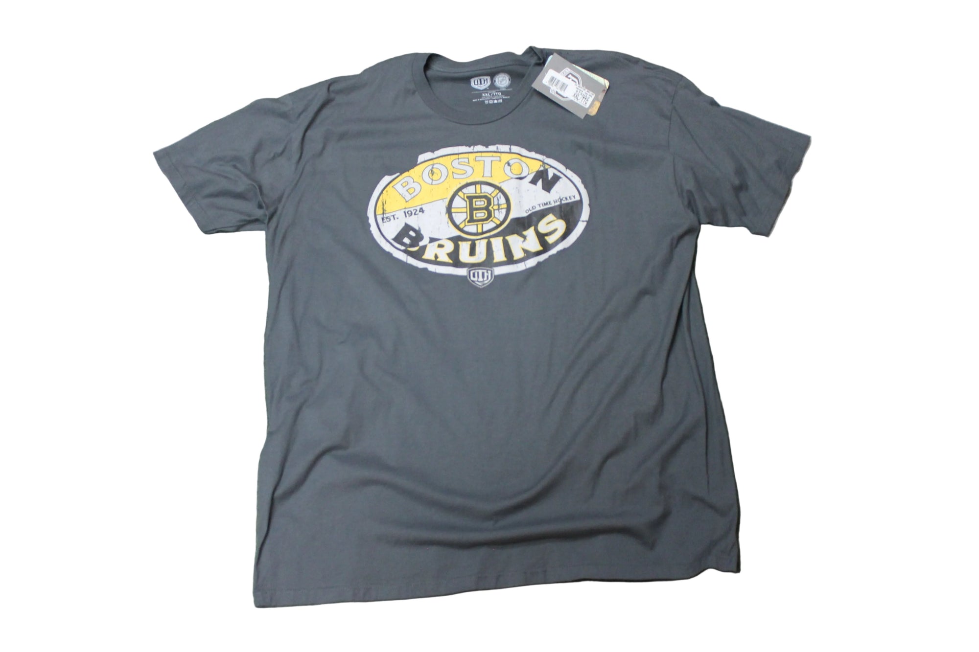 NHL Boston Bruins Men's Old Time Hockey Tee - XXLarge