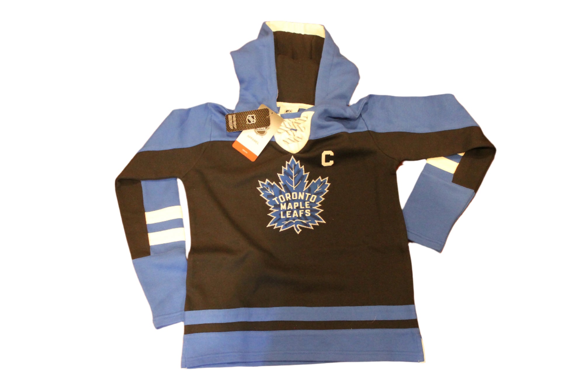 NHL Toronto Maple Leafs Youth Hoodie - Black/Blue/White