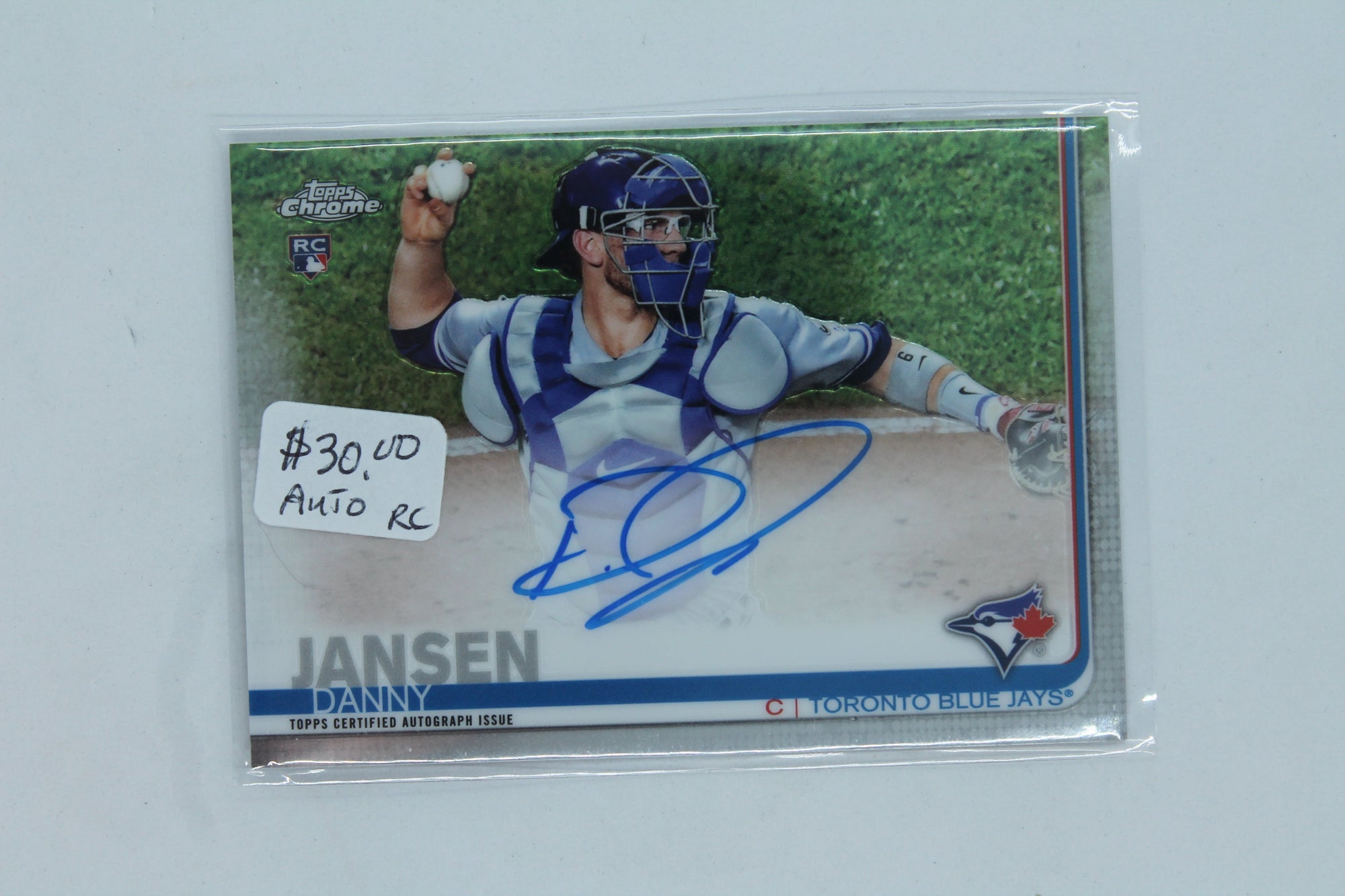 Danny Jansen 2019 Topps Chrome - Rookie Autographs -  #RA-DJ  Rookie Card