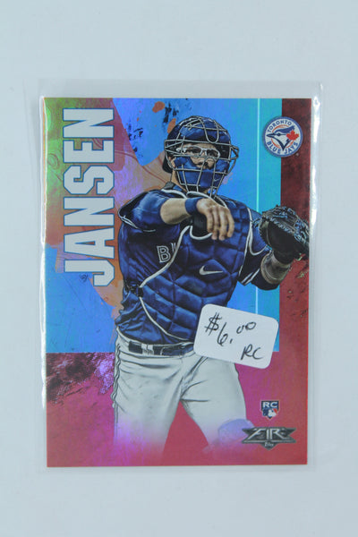 Danny Jansen 2019 Topps Fire Flame Rookie Card
