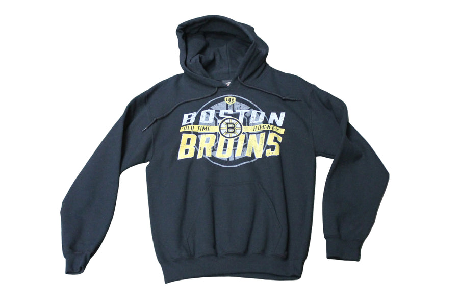 NHL Boston Bruins Men's Old Time Hockey Gundy Hoodie - Small