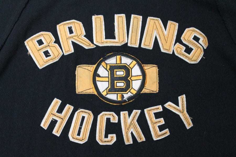 NHL Boston Bruins Men's Old Time Hockey Long Sleeve Tee - Small