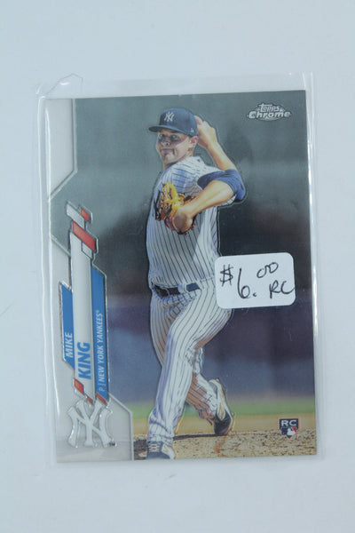 Mike King 2020 Topps Chrome Update Series Rookie Card
