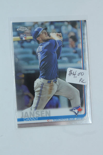 Danny Jansen 2019 Topps Chrome Rookie Card