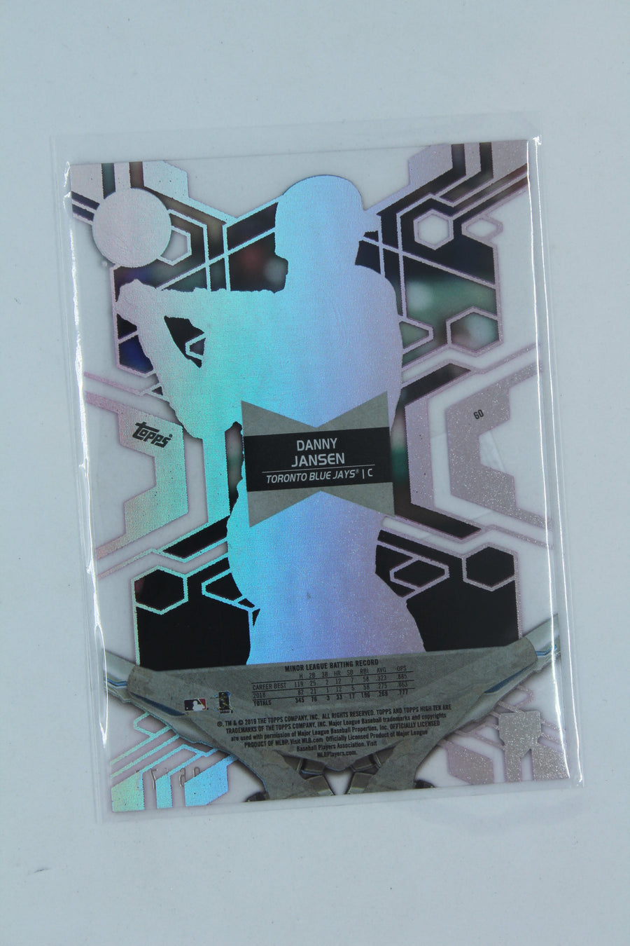 Danny Jansen 2019 Topps High Tek Pink Rookie Card #6/75