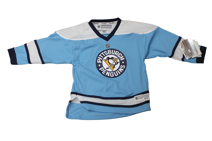 NHL Sidney Crosby #87 Kid's Reebok Replica Vintage Jersey - Pittsburgh Penguins - Size 4-7 (Copy)