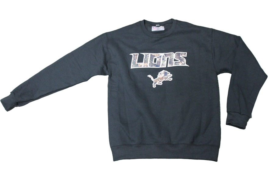 NFL Detroit Lions Men's NFL Apparel Camo Long Sleeve (black)