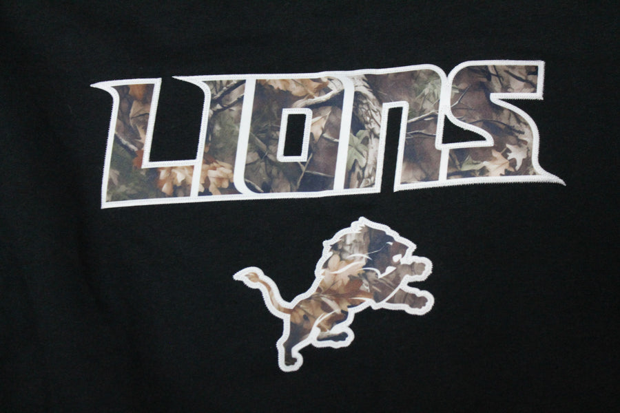 NFL Detroit Lions Men's NFL Apparel Camo Long Sleeve (black)
