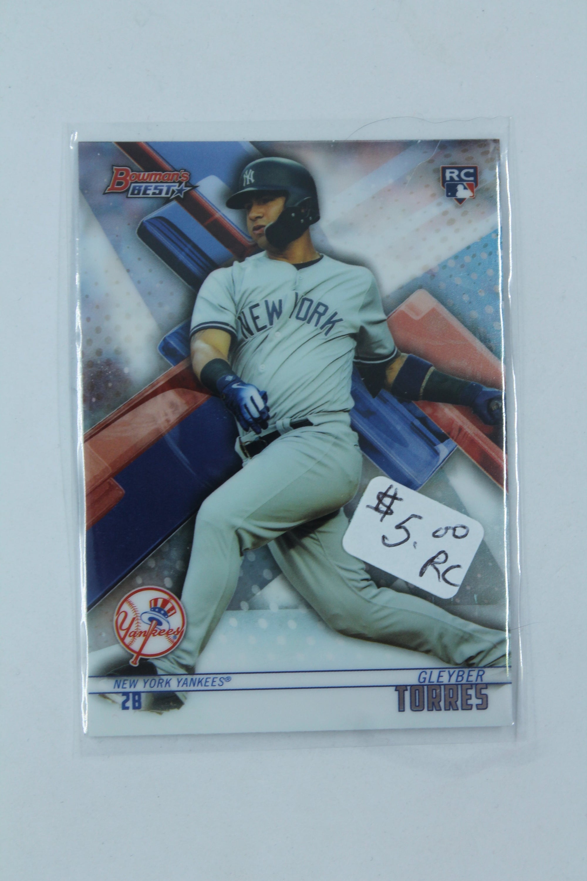 Gleyber Torres 2018 Bowman's Best Rookie Card