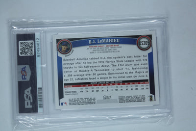 D.J. LeMahieu 2011 Topps Update Series Rookie Card PSA 9 Mint