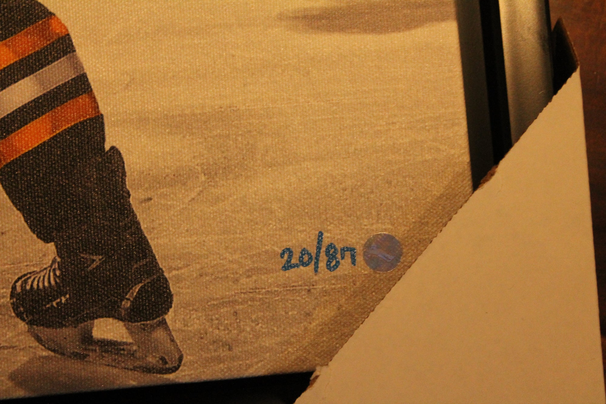 Sidney Crosby Signed Framed Pittsburgh Penguins 20x29 500th Goal Celebration Canvas (Limited Edition 20 of 87)