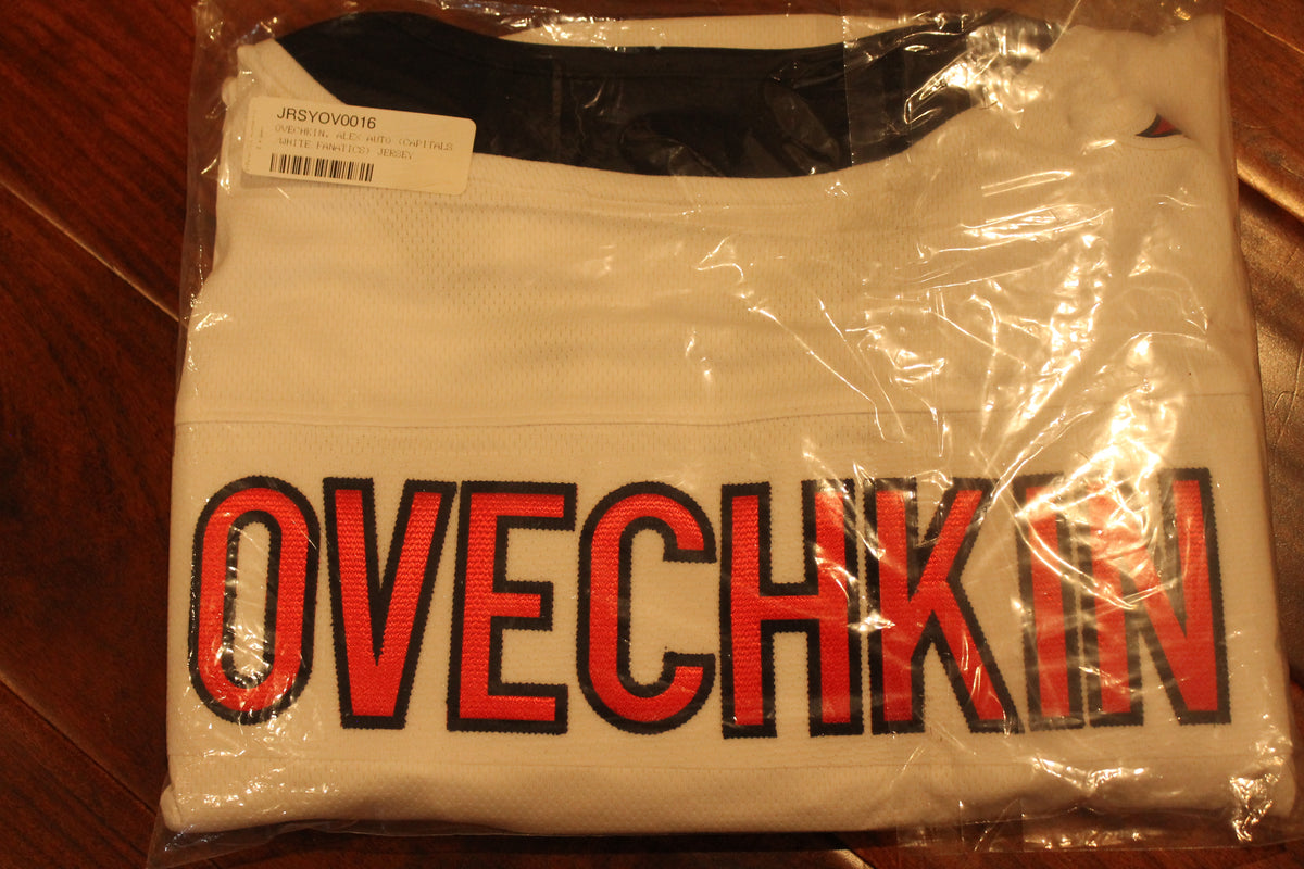 Alex Ovechkin Washington Capitals Autographed White Fanatics Breakaway Jersey