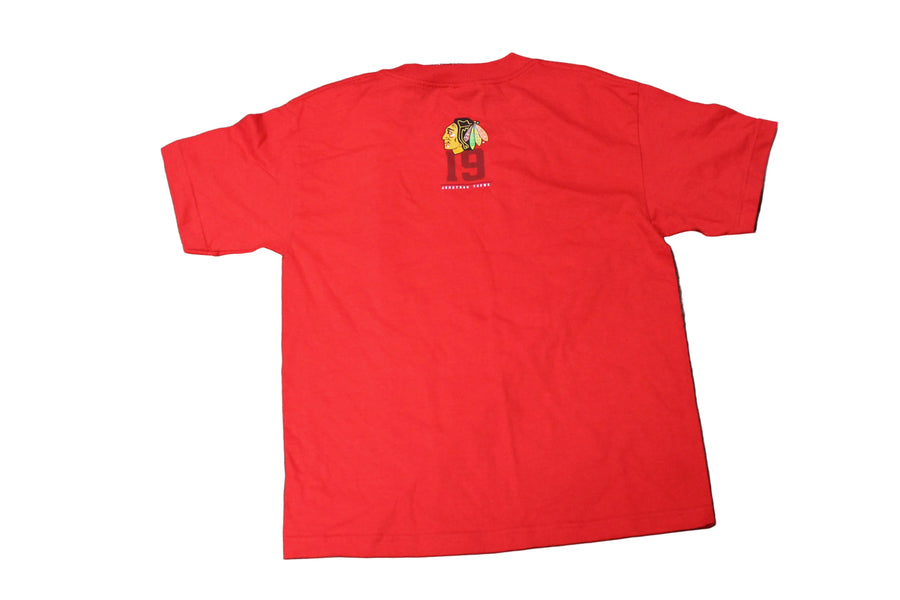 NHL Chicago Blackhawks Youth J. Toews #19 Reebok Name & Number Tee (red) (Sale)