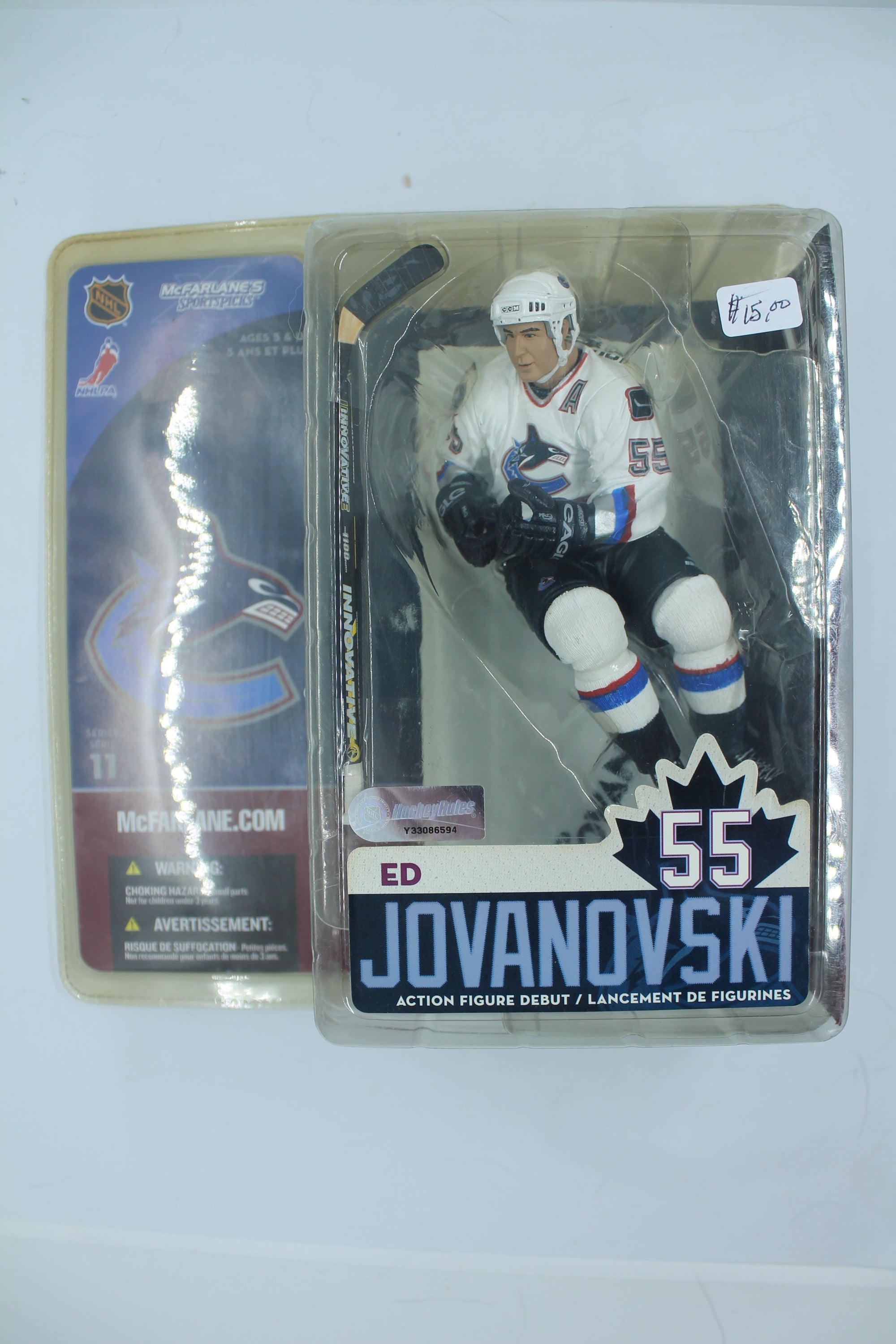 Ed Jovanovski McFarlane NHL Series 11 Vancouver Canucks Figure