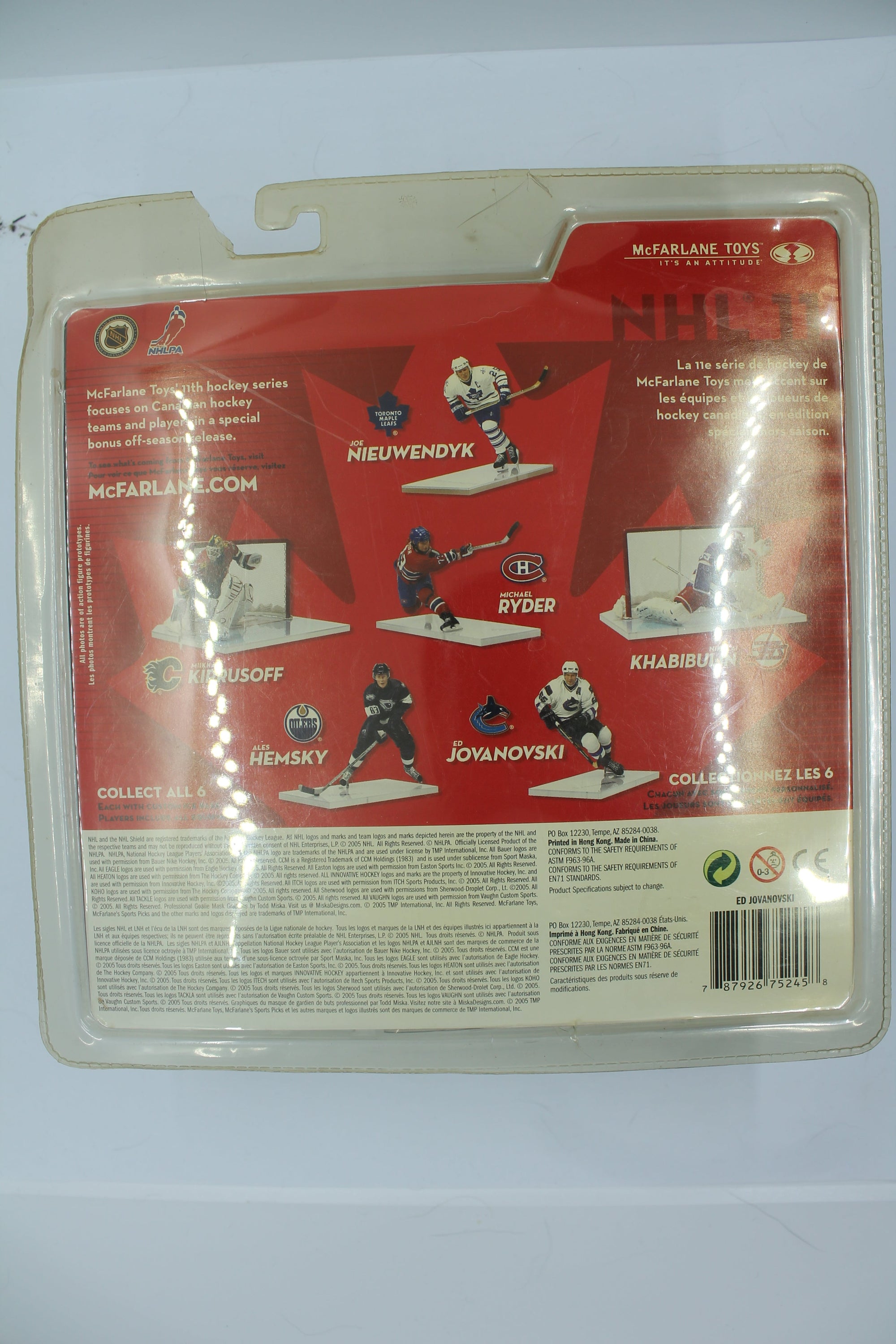 Ed Jovanovski McFarlane NHL Series 11 Vancouver Canucks Figure