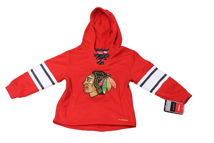 NHL Chicago Blackhawks Kids Reebok Face Off Jersey Hoodie