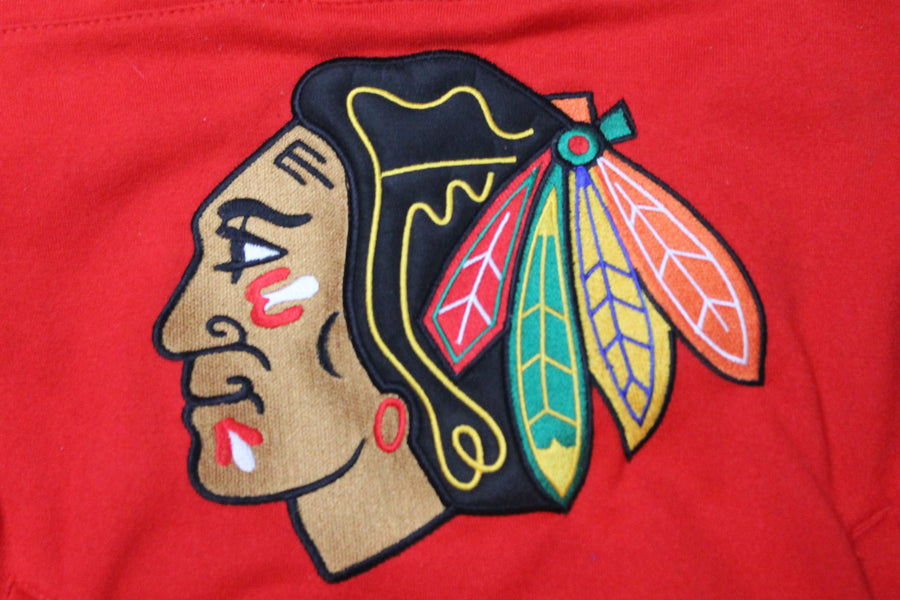 NHL Chicago Blackhawks Kids Reebok Face Off Jersey Hoodie