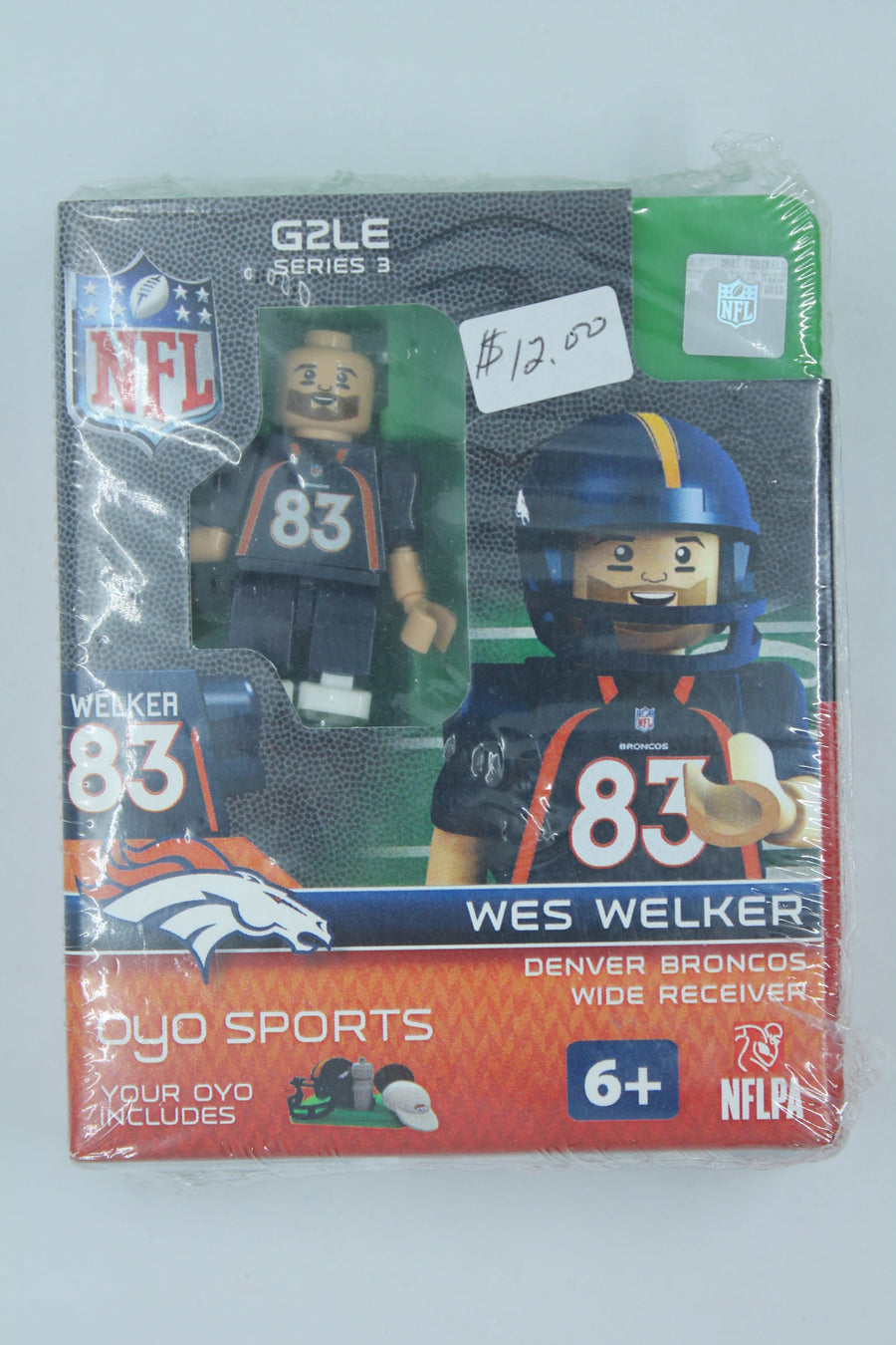 NFL Wes Welker OYO Figure (Generation 2 Series 3) Denver Broncos