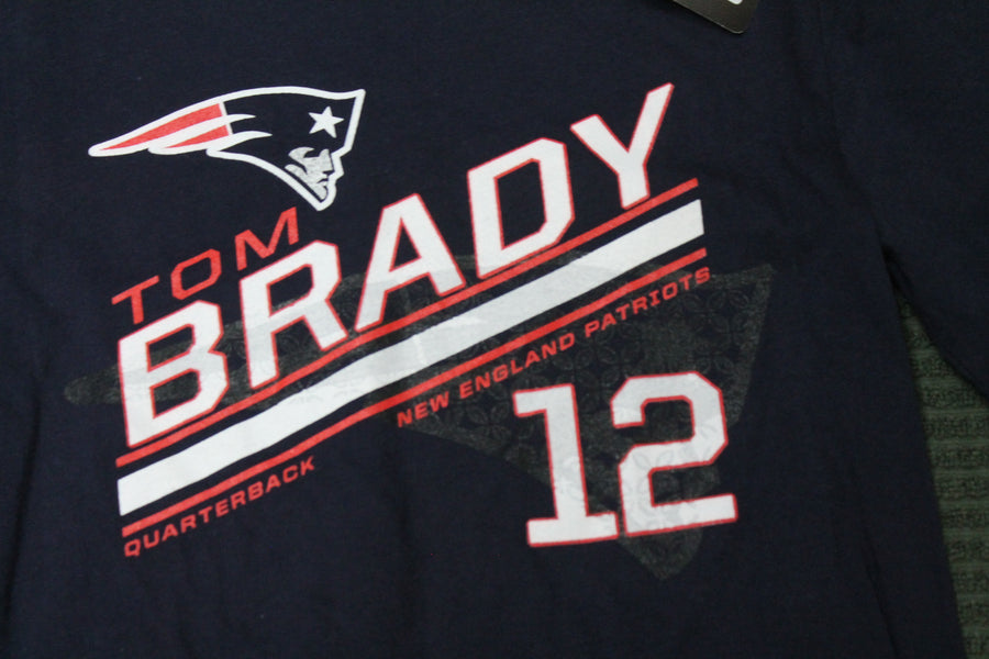 NFL New England Patriots NFL Team Apparel Youth Tom Brady #12 Tee
