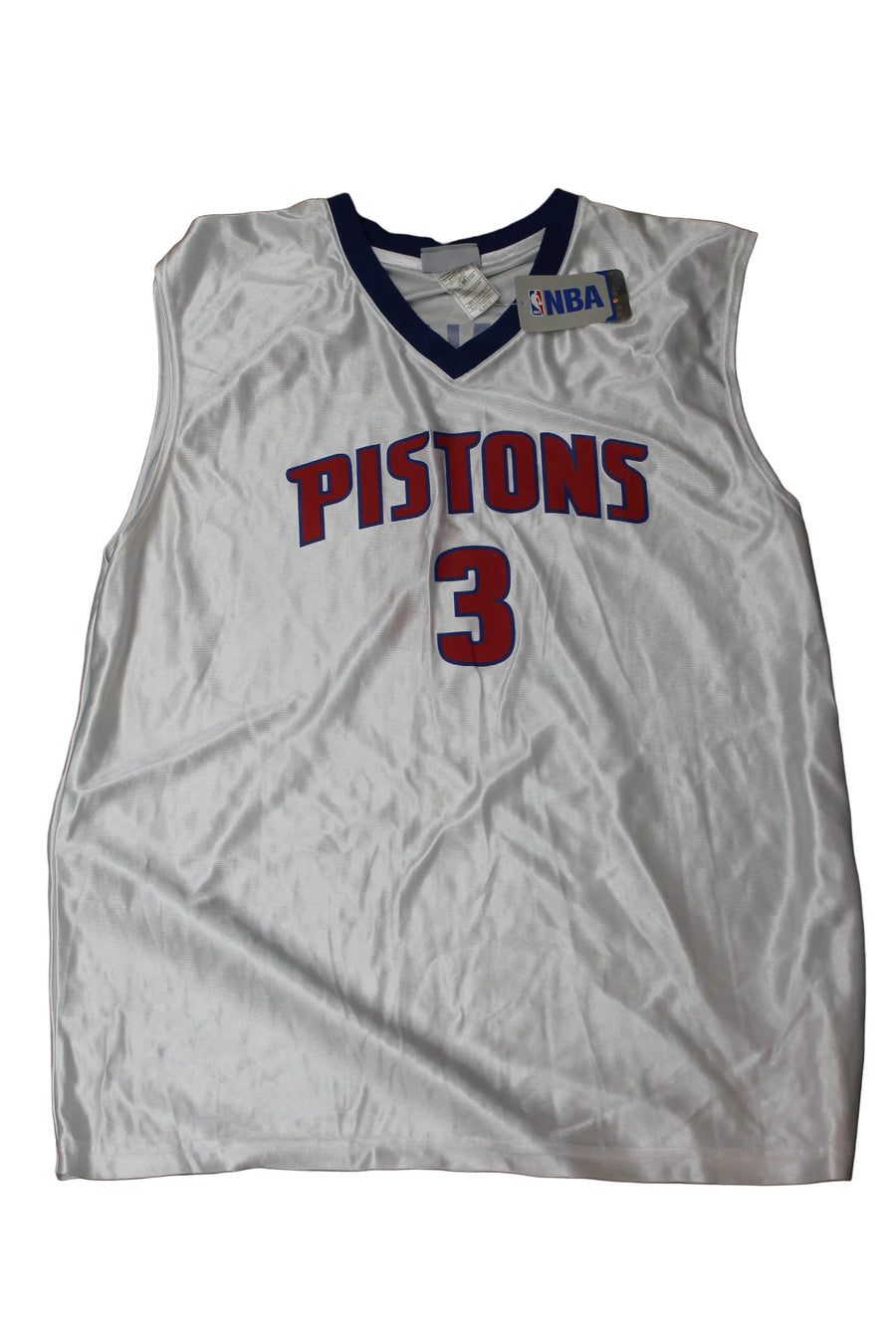 NBA Detroit Pistons Men's Ben Wallace Replica #3 Jersey - XLarge
