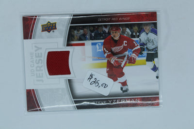 Steve Yzerman 2013-14 Upper Deck - UD Game Jersey Series 2 #GJ-SY - HOF