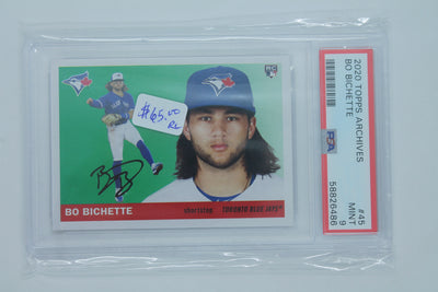 Bo Bichette 2020 Topps Archives Rookie Card - PSA Mint 9