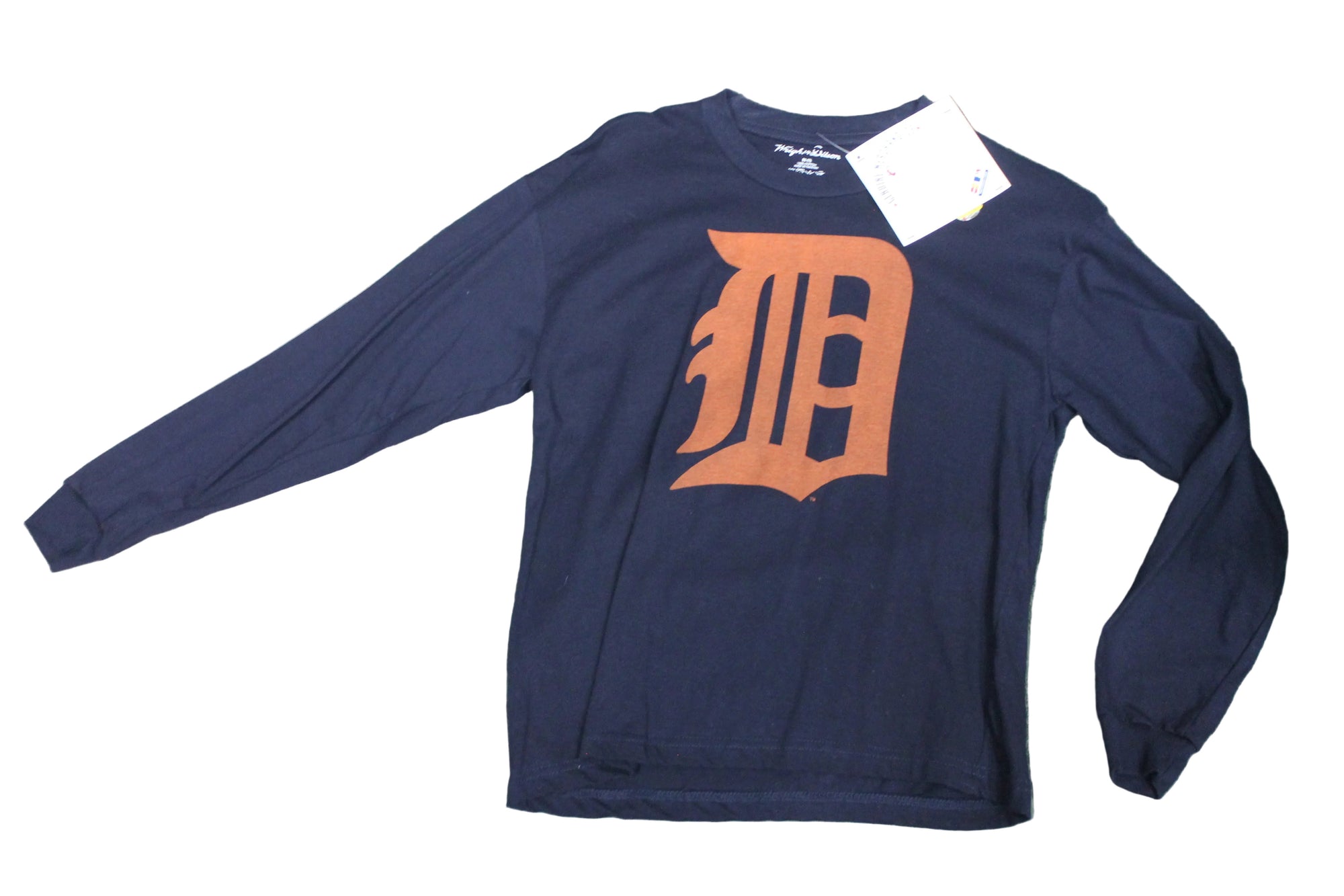 MLB Detroit Tigers Youth Wright & Ditson English D Long Sleeve tee