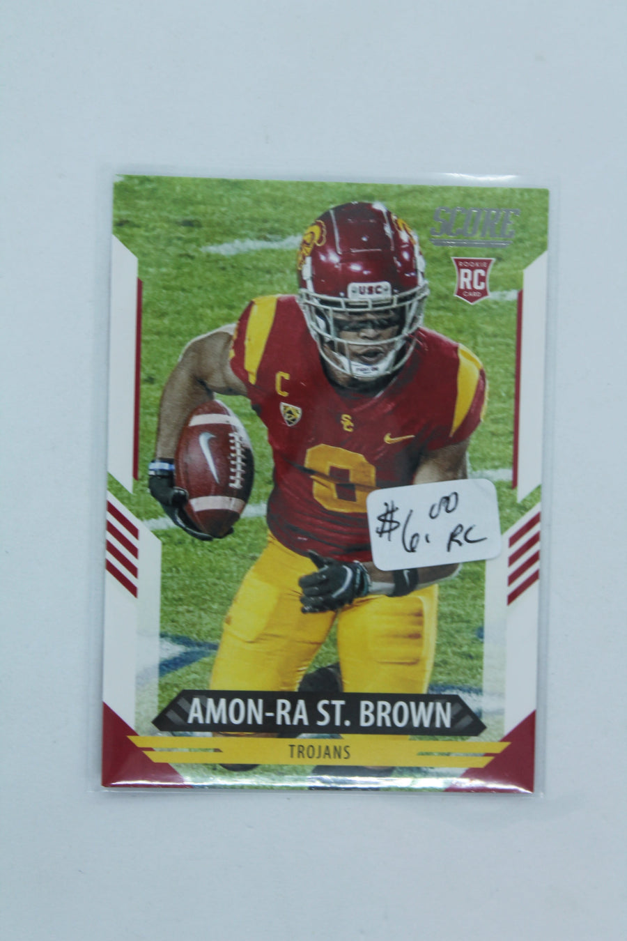 Amon-Ra St. Brown 2021 Panini Score Rookie Card