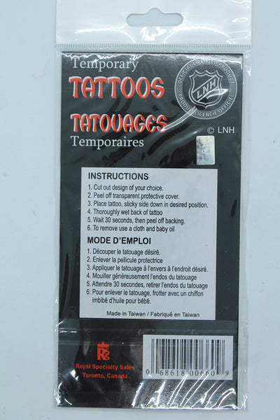 NHL Toronto Maple Leafs Temporary Tattoos - 26 Tattoos