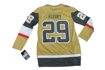 NHL Vegas Golden Knights Women's Fanatics "Marc-André Fleury" Breakaway Gold Jersey (online only)- SALE