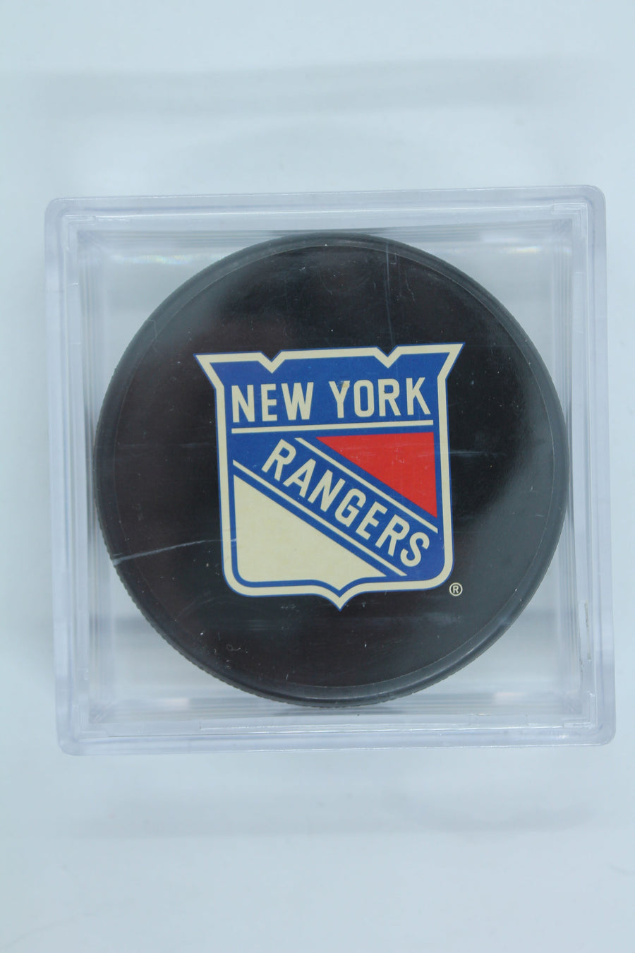 New York Rangers Puck  2008-2009 in Case