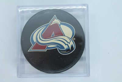 Colorado Avalanche Puck 2008-2009 in Case