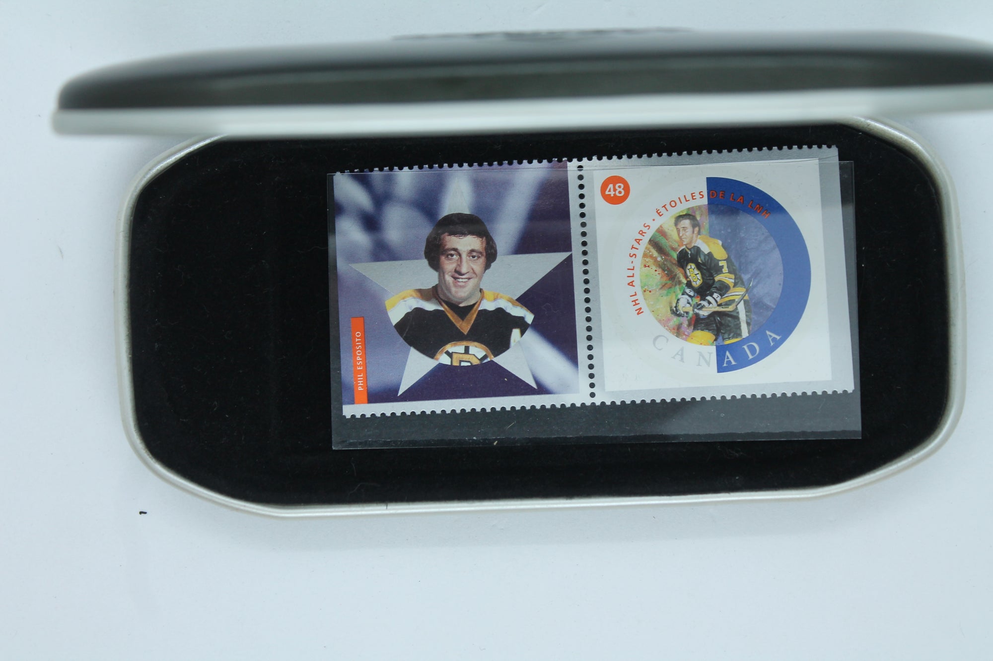 Boston Bruins Phil Esposito 2002 Stamp & Medallion Coin Set