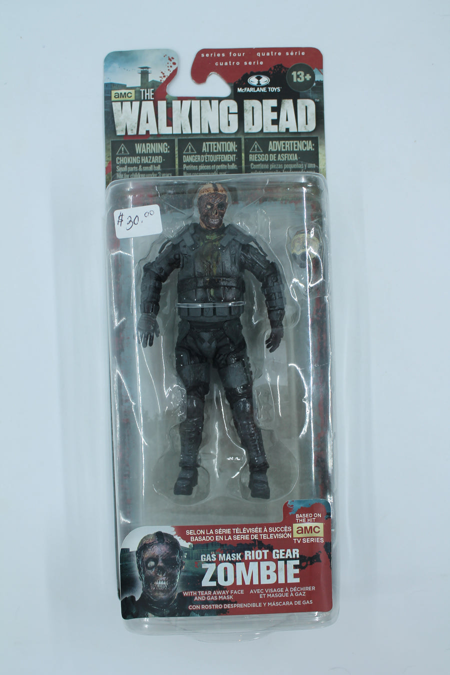 AMC Gas Mask Riot Gear Zombie Series 4 McFarlane - The Walking Dead