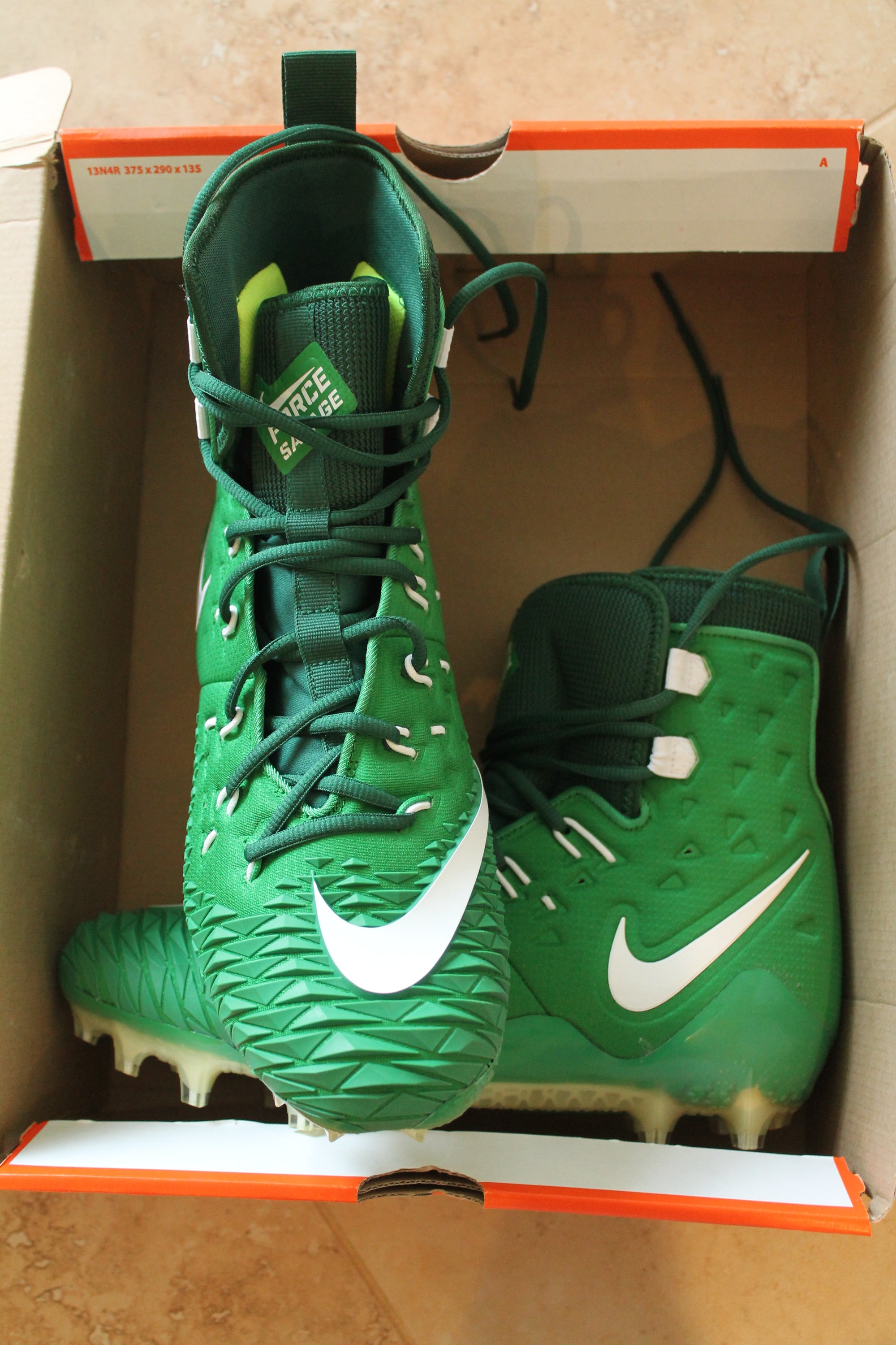NIKE FORCE SAVAGE ELITE TD FOOTBALL CLEATS -  SIZE 10.5 (Sale)