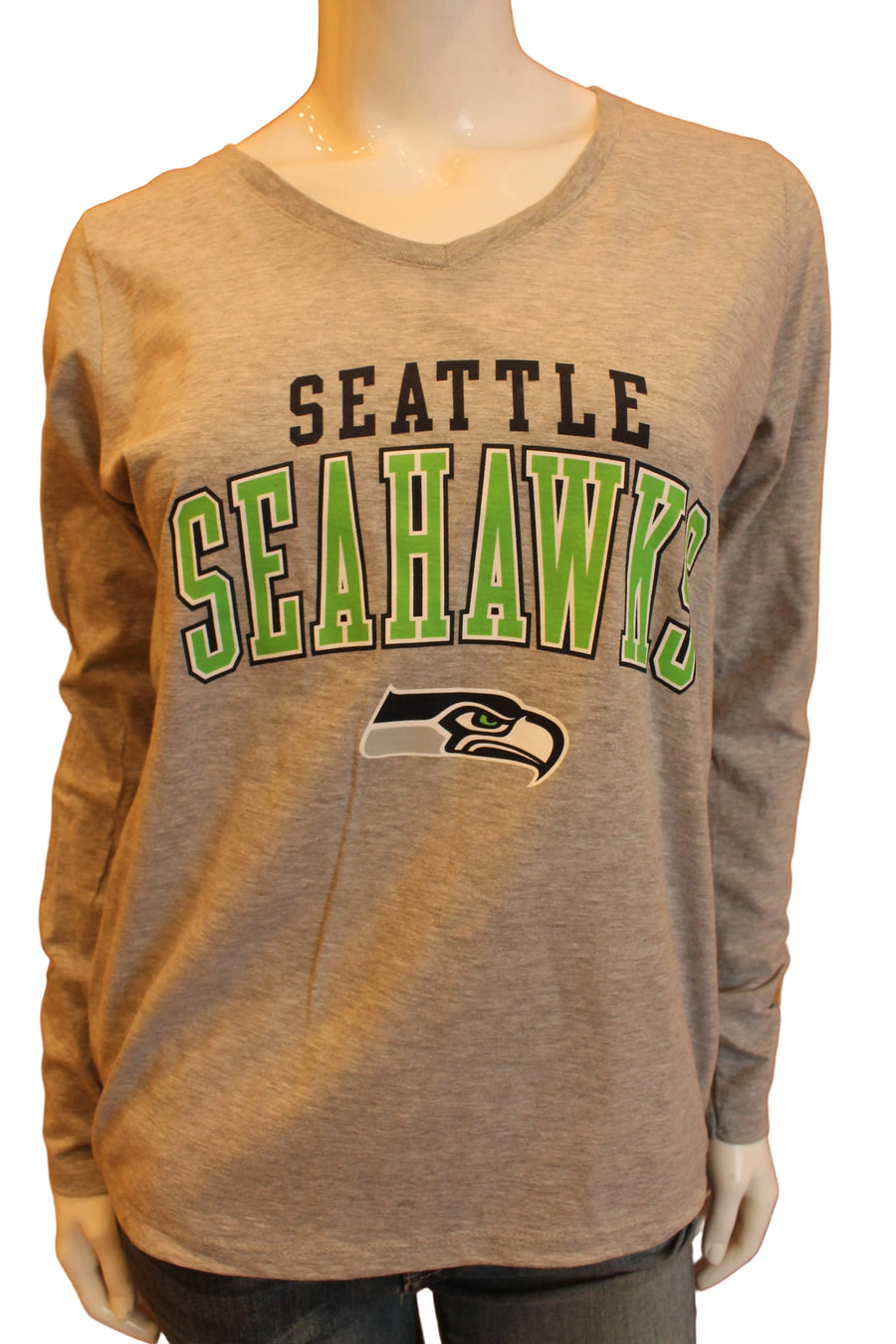 NFL Seattle Seahawks Women's Fanatics Long Sleeve Tee (grey) - online only