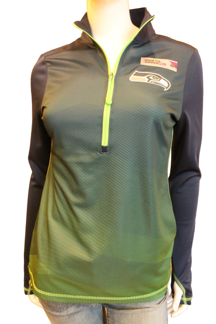 NFL Seattle Seahawks Women's 1/4 Zip Pullover - online only