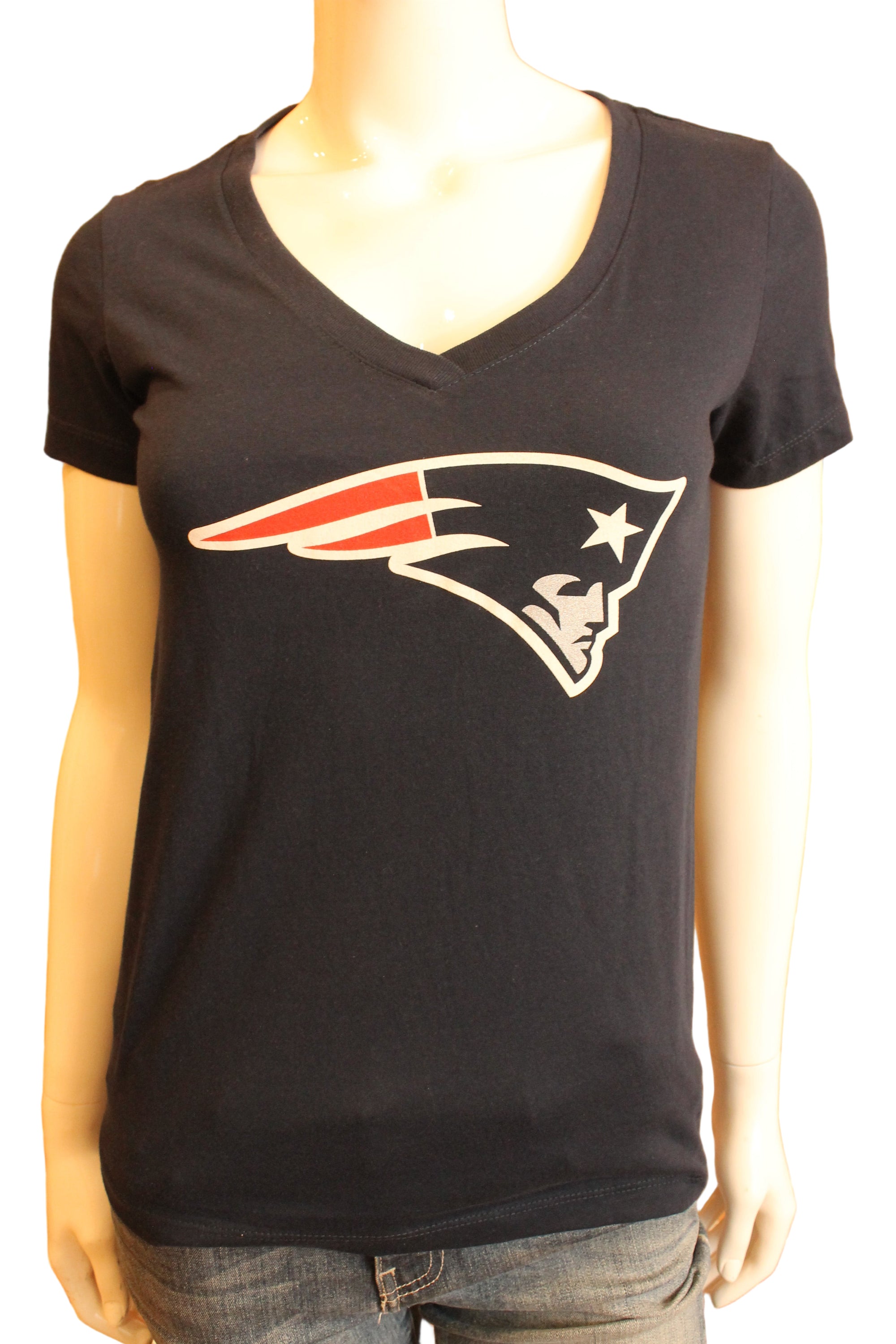 NFL New England Patriots Womens Fanatics Tee (blue) - online only