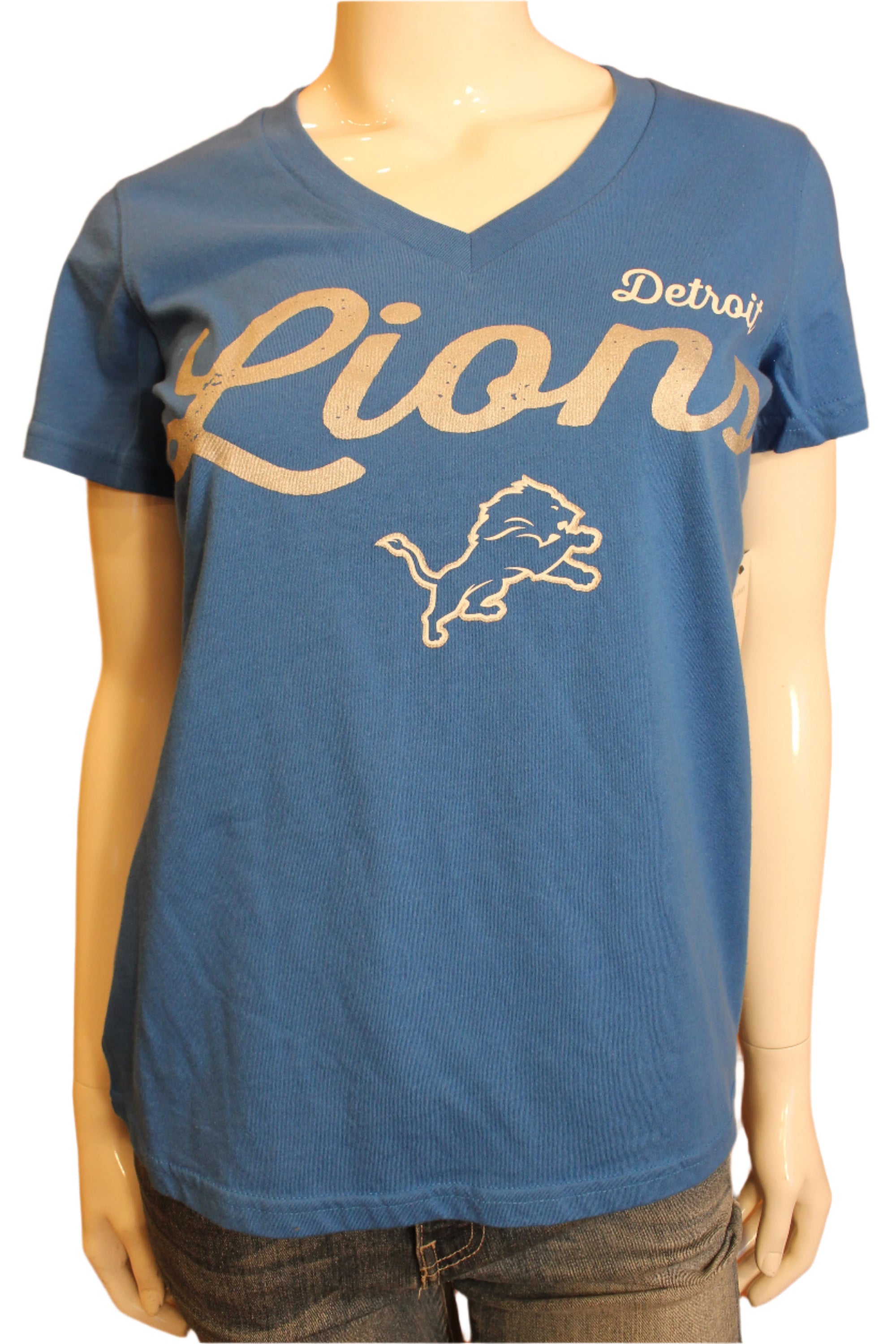 NFL Detroit Lions Womens Blue Tee - online only