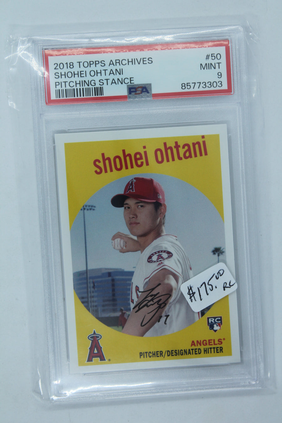 Shohei Ohtani 2018 Topps Archives Rookie Card - PSA Mint 9