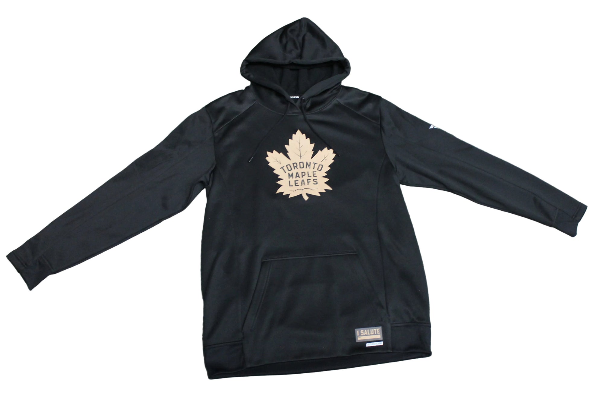 NHL Toronto Maple Leafs Men's Fanatics Military "I Salute" Hoodie - (Black)