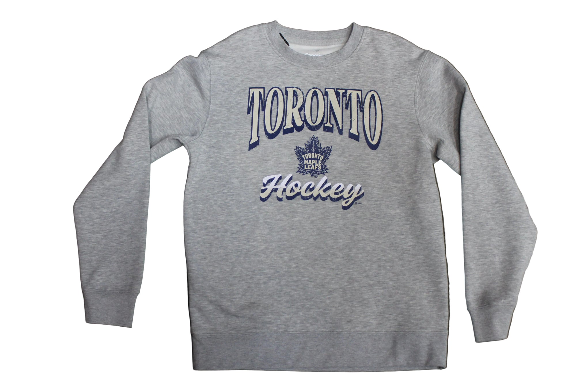 NHL Toronto Maple Leafs Men's Fanatics Heather Grey Crewneck Sweatshirt